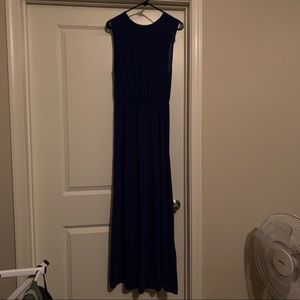 Navy blue maxi dress
